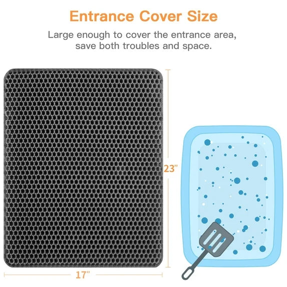 Double-Layer Waterproof Cat Litter Mat