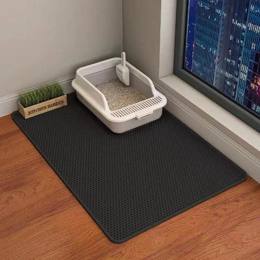 Double-Layer Waterproof Cat Litter Mat